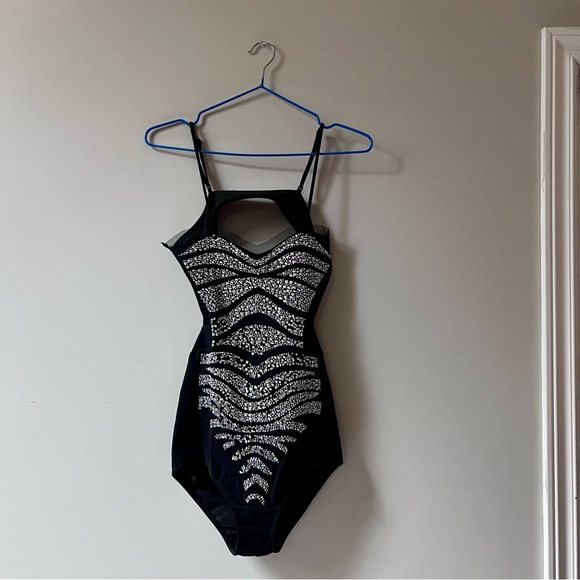 Sparkling Entity Cut Out Bodysuit - Picture 2 of 6